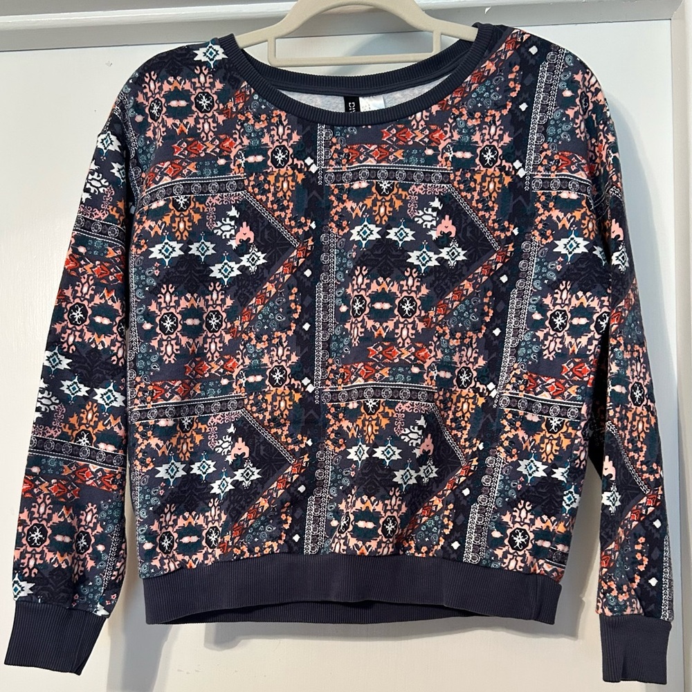 Divided by H&M Multicolor Patterned Sweatshirt